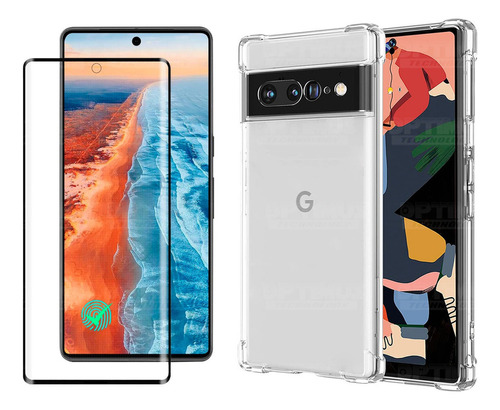 Kit Cristal + Case Para Smartphone Google Pixel 7 Pro 2022