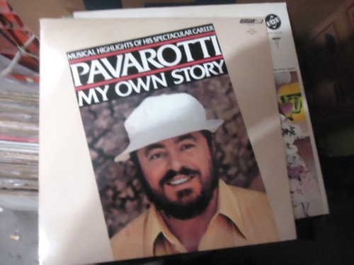 Luciano Pavarotti My Own Story Album Doble Lp Imp.