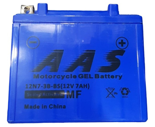 Bateria  12n7 3b Gel  Custom Rpm