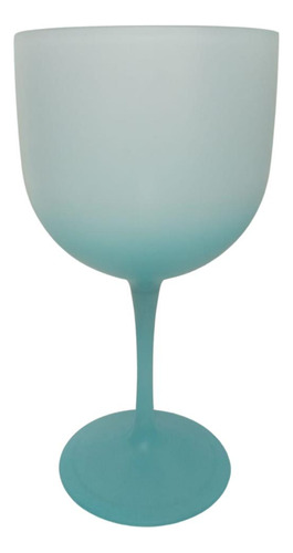 Taças De Gin Plástica Em Degradê Tiffany 580ml Drink 10 Pçs