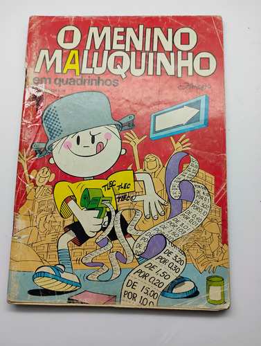 Gibi Hq Menino Maluquinho N° 1 Editora Abril Raro De 1989 (Usado)
