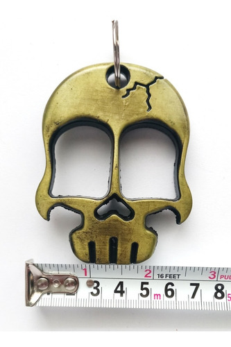 Imagen 3 de 7 de Boxer Manopla Skull De Acero Para Defensa Personal Puño