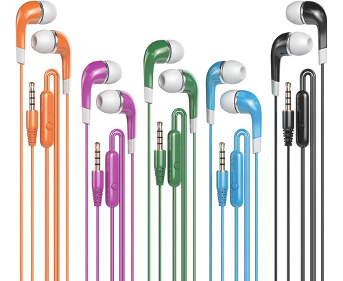 Sp Soundpretty Auriculares A Granel Con Micrófono Paquete De