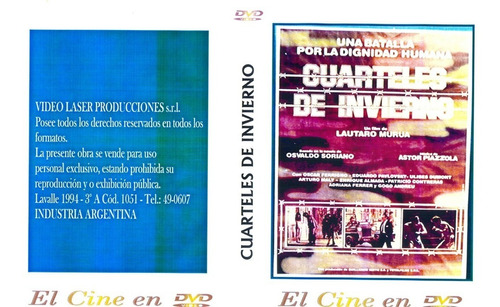 Cuarteles De Invierno- Ulises Dumont- Lautaro Murua- Dvd