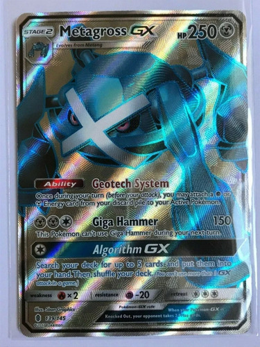 Cartas Pokemon Metagross Gx Full Art