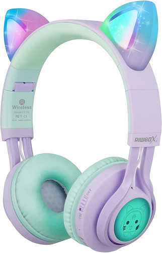 Auricular Bluetooth Para Niños Con Limitador De Volumen 85db