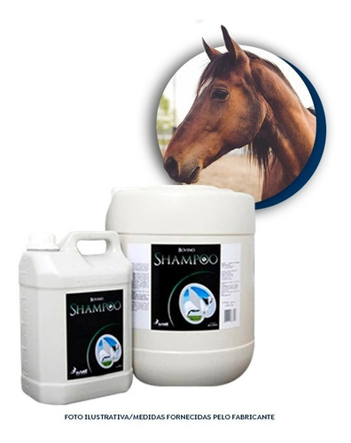 Shampoo Para Equinos 5 L Profissional P/ Banho Em Cavalos