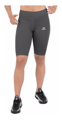 Bermuda Feminina Biker Solid Power Muvin - Fitness Academia