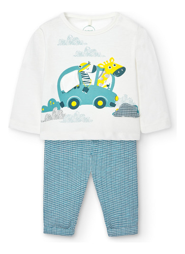 Conjunto De Punto Para Bebé Niño Color Blanco Boboli 138169