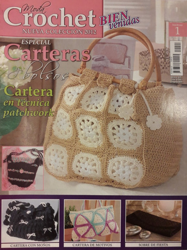 Revista De Tejidos Bienvenidas Crochet Esp. Carteras Liquido