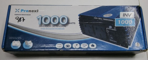 Inversor Conversor Power Inverter 12 Vdc-220 Ac 1000 Watts