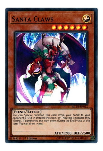 Yugioh! Santa Claws - Ac18-en012