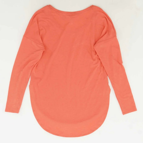 Gap Camiseta Coral Lisa Con Cuello Redondo Mujer Talla Xs