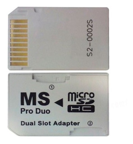 Adaptador Doble Micro Sd Memory Stick Compatible Con Psp