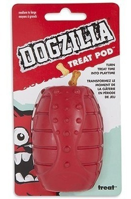 Imagen 1 de 2 de Petmate Dogzilla Juguete De Premio De Caucho Para Perros Md
