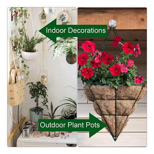 Ganchos De Teto Para Pendurar Plantas, Suporte De Parede Pes