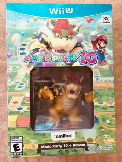 Wiiu Mario Party 10 + Bowser Amiibo Edition Sellado