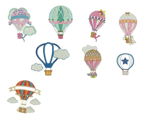   Diseños Matrices Bordar Maquinas Bordadoras Globos Bebes  