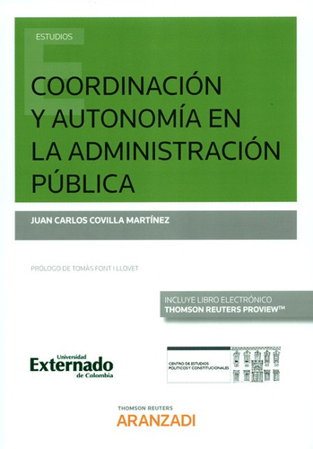 Coordinacion Y Autonomia En La Administracion Publica