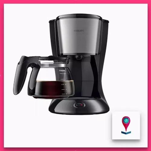 Drip Coffee Machine Philips Cafetera HD7462/20 (15 Tazas) Black 1000 W