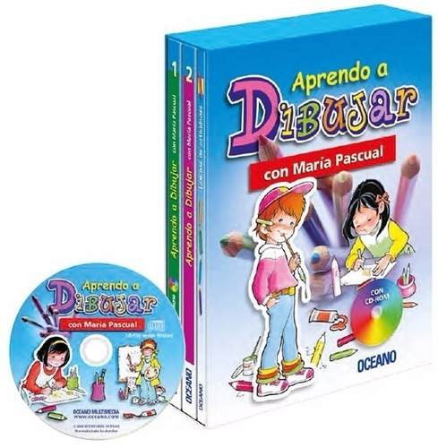 Libro  Aprendo A Dibujar Con María Pascual 2 Tms + Cd Oceano