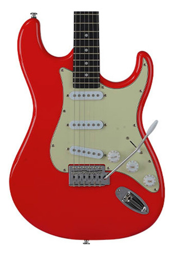 Guitarra Tagima Memphis Mg-30 Fiesta Red +kit Capa Cabo Full