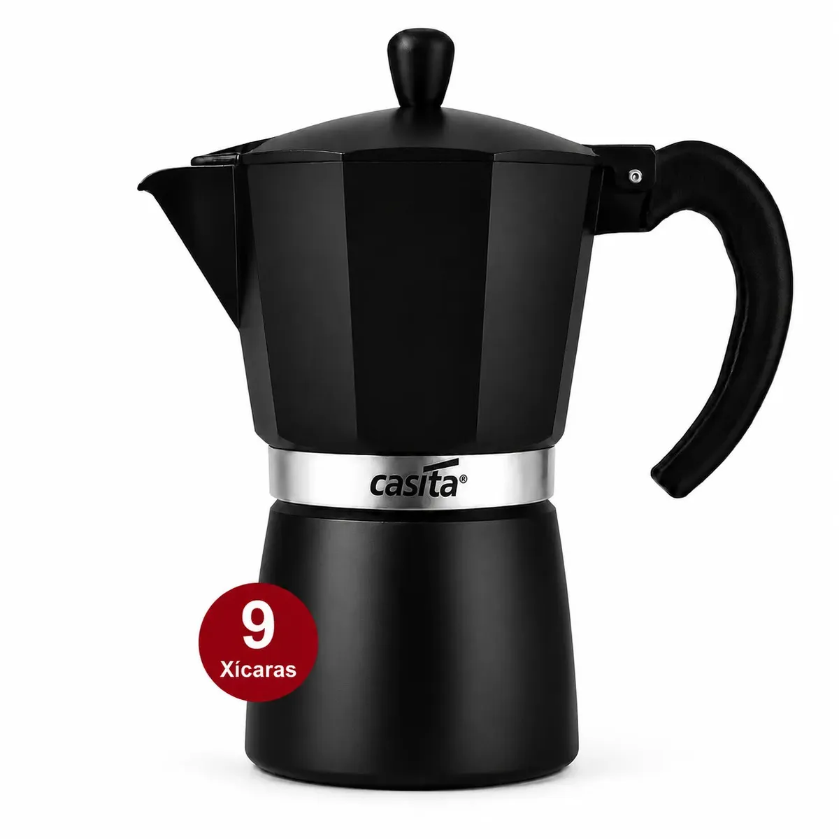 Cafeteira Italiana 450ml 9 Xícaras Café Expresso Alumínio