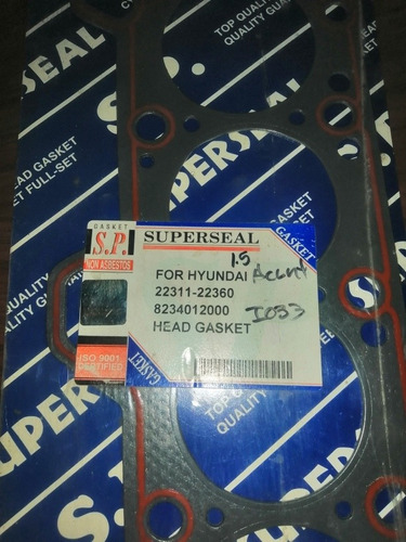 Empacadura Camara Hyundai Accent 1.5 Verna 1.5 Del 00 Al 06 