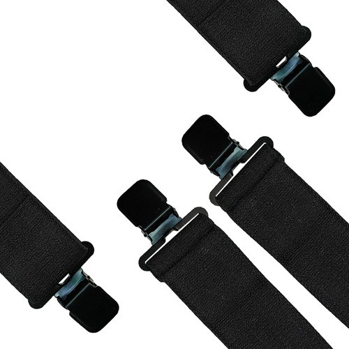 Tirantes Para Hombres Melotough Elastico 5 Cms Negro