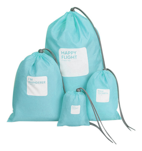 Juego De Bolsas De Almacenamiento De Viaje: Bolsa De Nailon