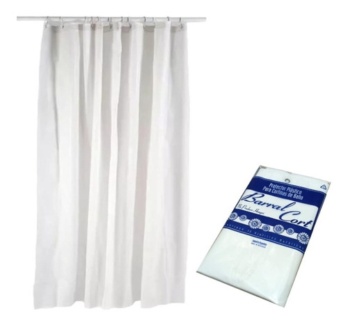 Protector Plastico Para Cortina De Baño Anti Hongos X Unidad