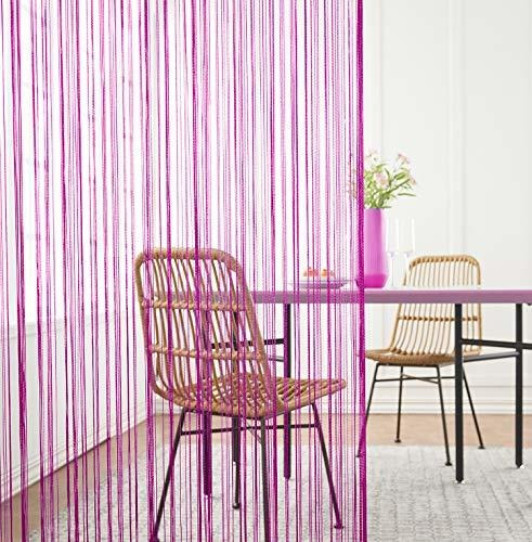 Cortinas Hsylym Paneles De Cortina De Hilo De Tejido Denso P