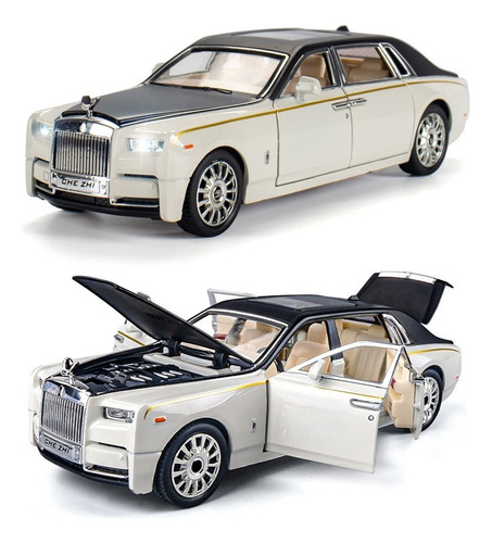 Rolls-royce Phantom Miniatura Metal Autos Abre Puertas 1:24