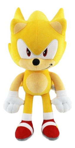 Muñecas De Peluche Sónico Super Sonic De 30 Cm, 1