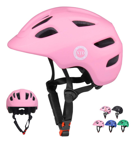 Xjd - Casco De Bicicleta Infantil Multideporte, Ligero, Ajus