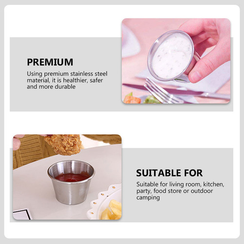 10 Tazas De Condimentos, Tazas De Condimentos, Tazas De Sals