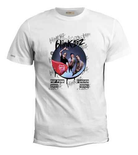 Camiseta Estampada Blink 182 Integrantes Pop Punk 2000 Irk 