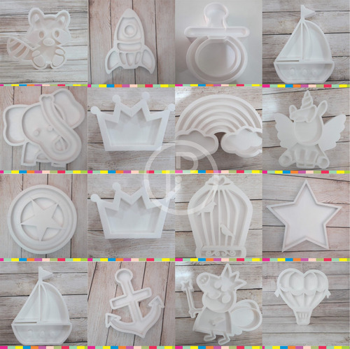 Figura Huecas X3 Uni 18 Cm Para Rellenar Candy Bar Polifan