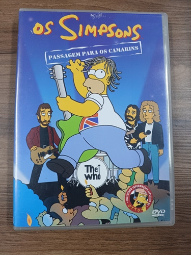 Dvd Usado Original - Os Simpsons: Passagem Para Os Camarins