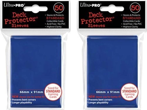 Protector Cartas (100x) Ultra Pro Blue Deck Protectors Funda