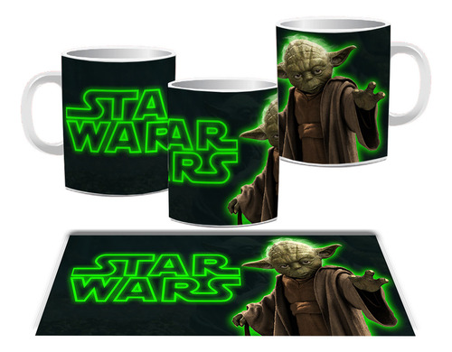 Tazones Star Wars Yoda 1 - Varios Modelos - Printek