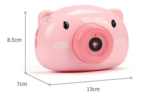 Imagen 4 de 6 de Maquina De Burbujas Automatica Cerdito Forma De Camara