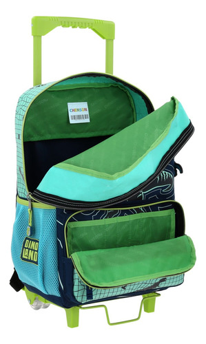 Kit Mochila Ruedas Lonchera Lapicera Morral Chenson Expant 4