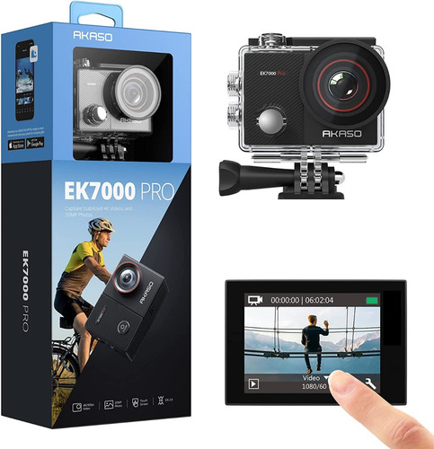 Imagen 4 de 9 de Camara Similar A Gopro / Akaso Ek7000 Pro 4k Resiste Agua