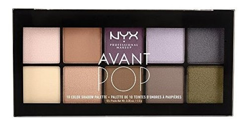 Nyx Professional Makeup Avant Pop! Shadow Palette, Nouveau C