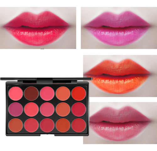 . Paleta De Labios En Crema, Juego De Maquillaje Profesional