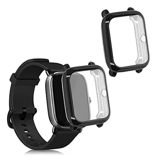 Funda Compatible Huami Amazfit Gts 2 Mini (2 Uds.) - Negro