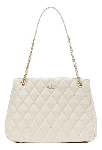 Bolso Tote Grande De Cuero Acolchado Kate Spade Carey Con Ho