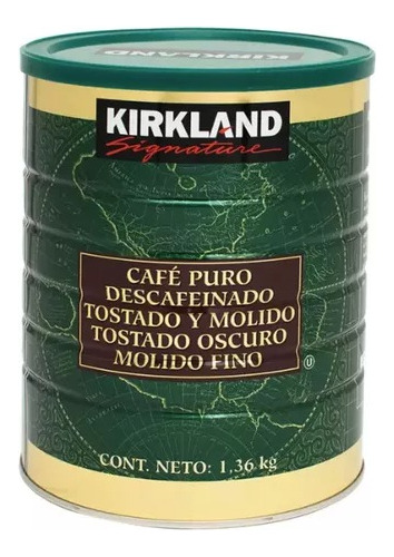 Café Molido Descafeinado 1.36kg Kirkland