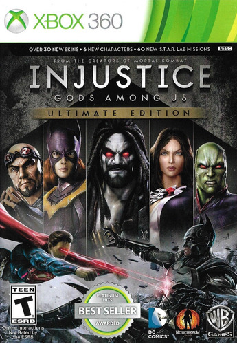 Injustice Ultimate Edition Para Xbox 360